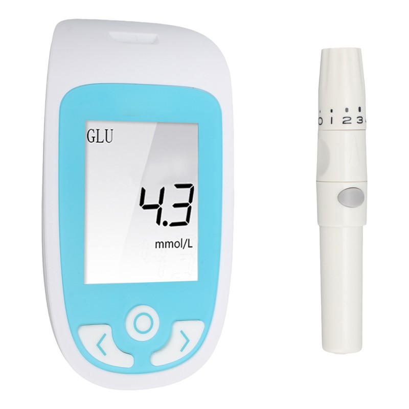 3 in 1 Blood Glucose Monitor Automatic Suction Accurate 0.8ul