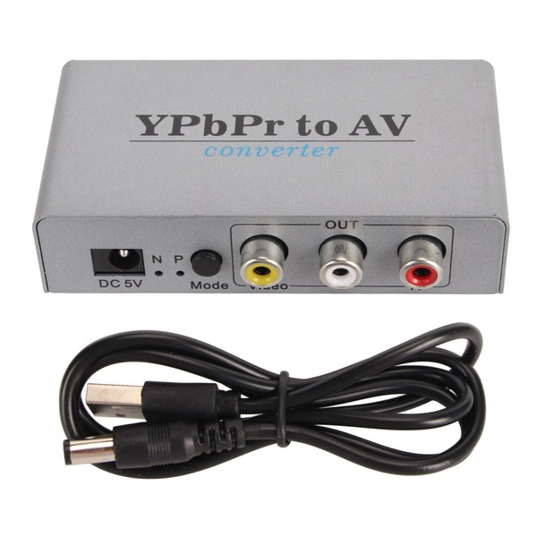 YPbPr to AV Converter, YPbPr to CVBS Converter 1080P60 Port