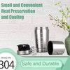 Protein Shaker Bottle with Scale Portable Stainless Steel Double Section