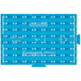 Hama 10.8224 Maxi Transparent Square Pegboard, 8.5 x 1 x 8.5 cm