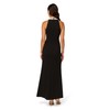 Adrianna Papell Women's Beaded Halter Gown, Black