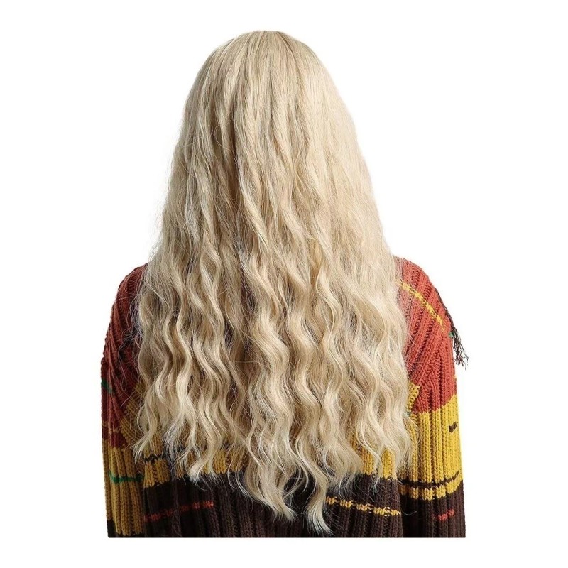 OEM Cubo De Pelo Largo Rubio Rzado Ondulado Peluca Para