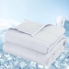 XINIUSLEEP Cooling Weighted Blanket for Adults (15 lbs, 48”x72”,Light Grey)