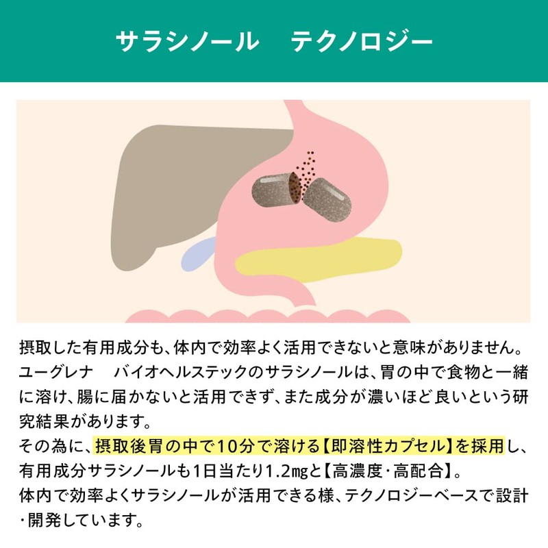 ユーグレナ バイオヘルステック サラシノール 1.2 ㎎ プレゼント ギフト