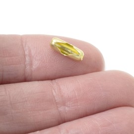 Brass/Gold #6 Ball Chain Connectors, for Lamp or Fan Pull Chain 50/Pkg