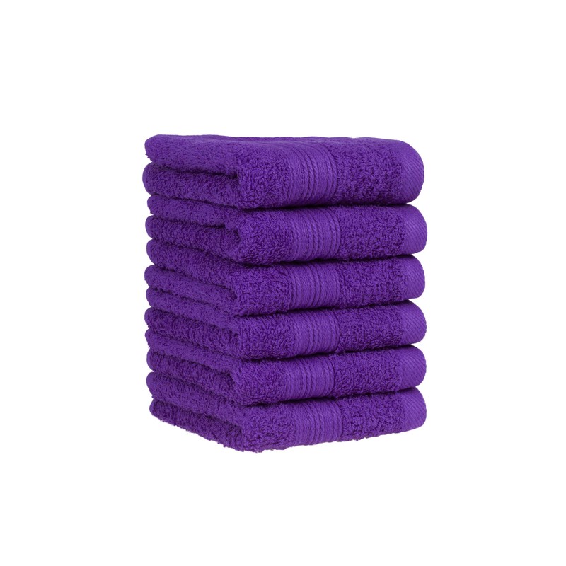 6-Piece Guest Towel Set in Many Colours 100% Cotton 30