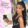 6PCS Braided Hair Extensions, 14 Inch Clip in Synthetic Braid