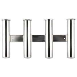 NovelBee 4 Tubes 316 Stainless Steel Fishing Rod Holder for Boats Yacht