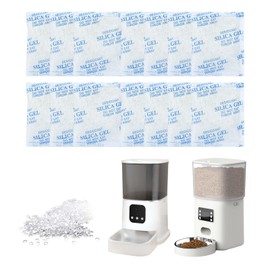 LNGJIN Silica Gel Desiccant Pack, Desiccant for Automatic Feeders, Silica Bag, Desiccant Bag, Desiccant Replacement for 5L Feeders, 25 g x 25 Pieces