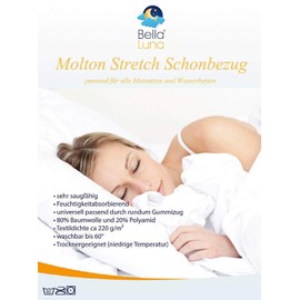 Bella Luna Wasserbett Matratzenauflage Milbenschutz Protector Auflage 200x220 cm wasserdicht