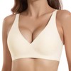 BIMOZY Brasier Cómodo Sin Bucles,Tirantes Ajustables,Sujetador de Mujer Suave Forrado