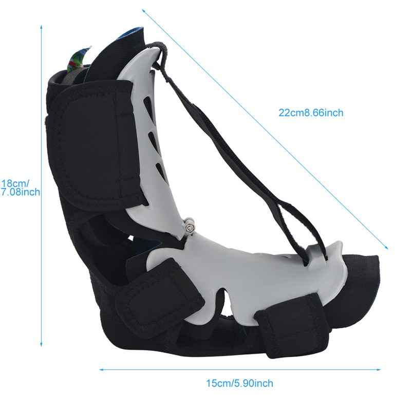 Adjustable Foot Drop Orthosis Ankle Postural Corrector Brace Correction Night