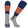 PEAR SOX OTC Baseball Softball Stirrup Socks (E, 7in) Navy,
