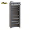 Multi-Tier Shoe Rack for Home Storage – Space-Saving 6/8/10-Tier Organizer