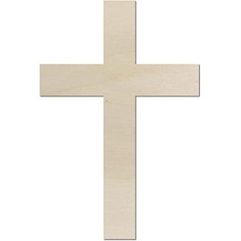 Kleenes Traumhandel Beautiful Wooden Cross - Church Easter - Ideal as Decoration - up to 60 cm - for Wall and Door (30 cm)