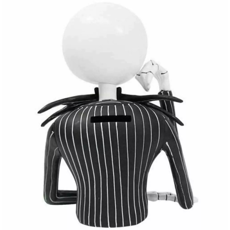 Monogram Jack Skellington PVC Bust Coin Bank 3D Toy Figure