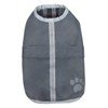 Zack & Zoey Nor'Easter Blanket Coat, Large, Silver