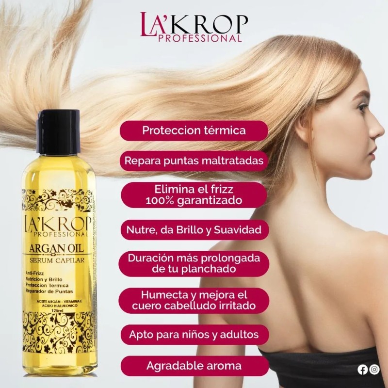 Serum Capilar Con Aceite De Argan 125ml