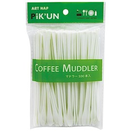 Artnap (アートナップ) Commercial Use Disposable Stirring Sticks, 100-Pack, 13.4×1×0.3cm