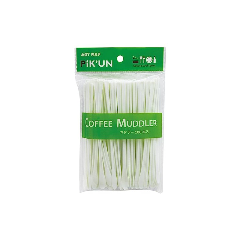 Artnap (アートナップ) Commercial Use Disposable Stirring Sticks, 100-Pack, 13.4×1×0.3cm