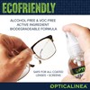 OPTICALINEA Black Neoprene Reversible Venting Durable Floating Eyeglass and Sunglass