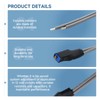 (6Pack)5 to 10 Turn Variable Resistors Kit Compatible with Install