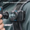 SUREWO Magnetic Quick Release Backpack Clip Mount for Gopro,360° Rotation