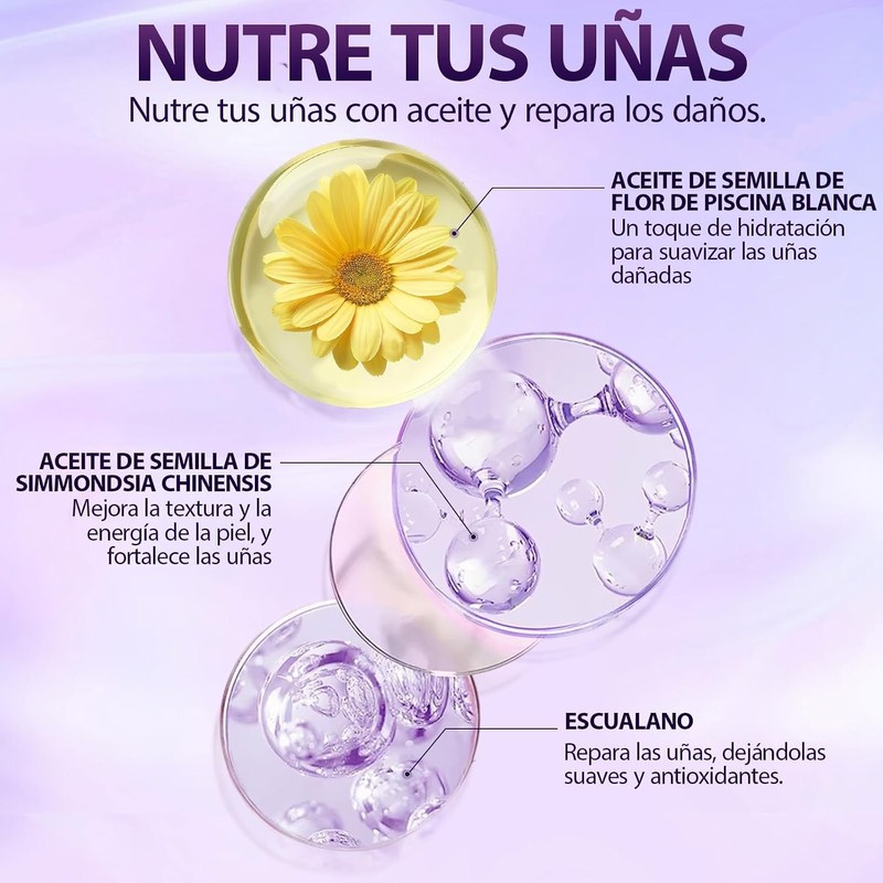 GWMWON 3PCS Lápiz for ei Cuidado de las Uñas, Pluma