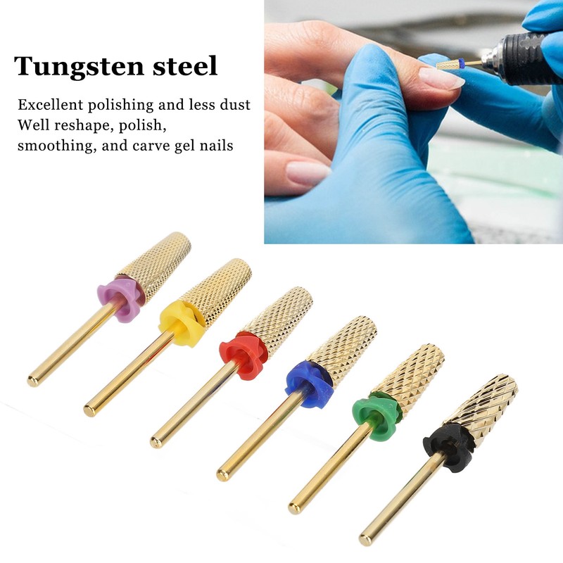 Nail Grinder Bits Stainless Steel Shaping Cutting Accessory Nail Grinding