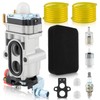 GoaMotors WAY79 Carburetor with Air Filter Fuel Filter Fuel Line
