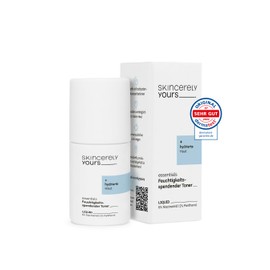 Skincerely Yours Feuchtigkeitsspendender Toner 15ml I hautberuhigendes Gesichtswasser für intensiv durchfeuchtete Haut I reduziert Rötungen I I dermatologisch getestet