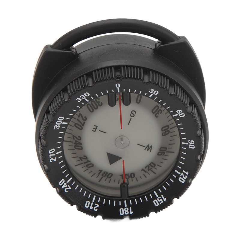 50M Underwater Diving Compass Luminous Magnetic Waterproof Pipe Clamp Diving