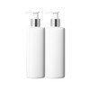 500ml Dispenser Pump Bottle White PET Plastic Bottle Silver/White Lotion