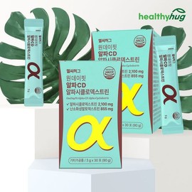 Healthy Hug 헬씨허그 원데이핏 알파CD 알파시클로덱스트린 분말 스틱 3개월분 Healthy Hug One Day Fit Alpha CD Alpha Cyclodextrin Powder Stick 3-Month Supply