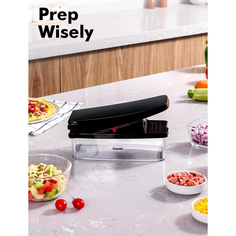 Geedel Vegetable Chopper, Onion Chopper Pro Food Chopper, Kitchen Vegetable