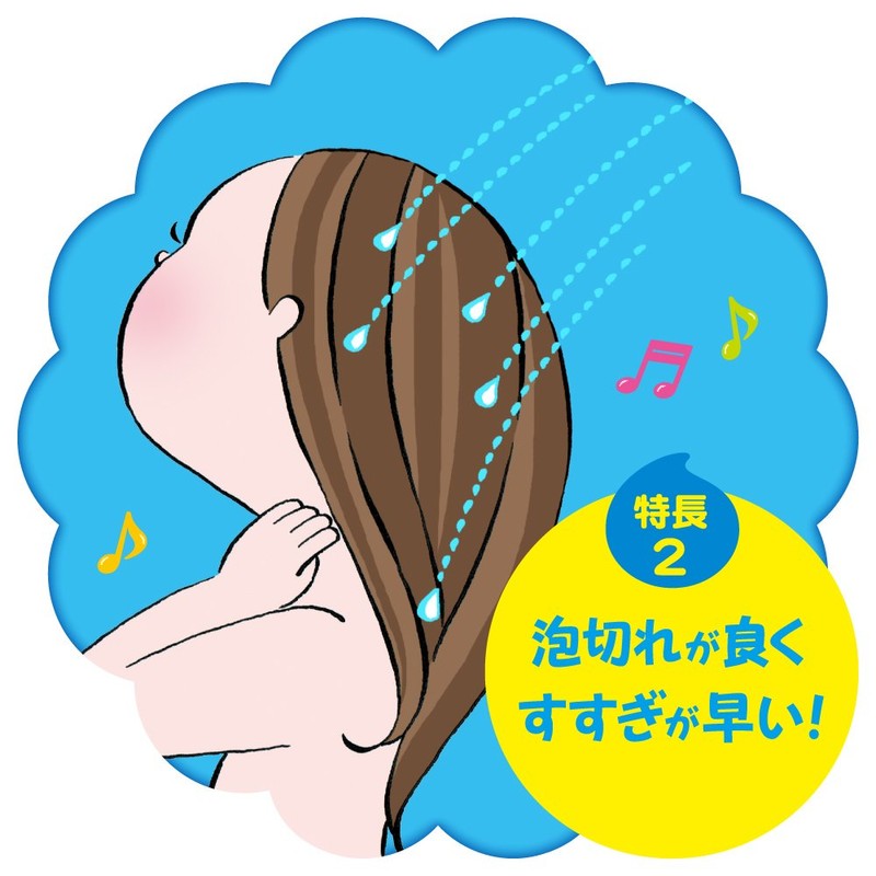 メリット キッズ 泡で出てくるシャンプー ポンプ 300ml