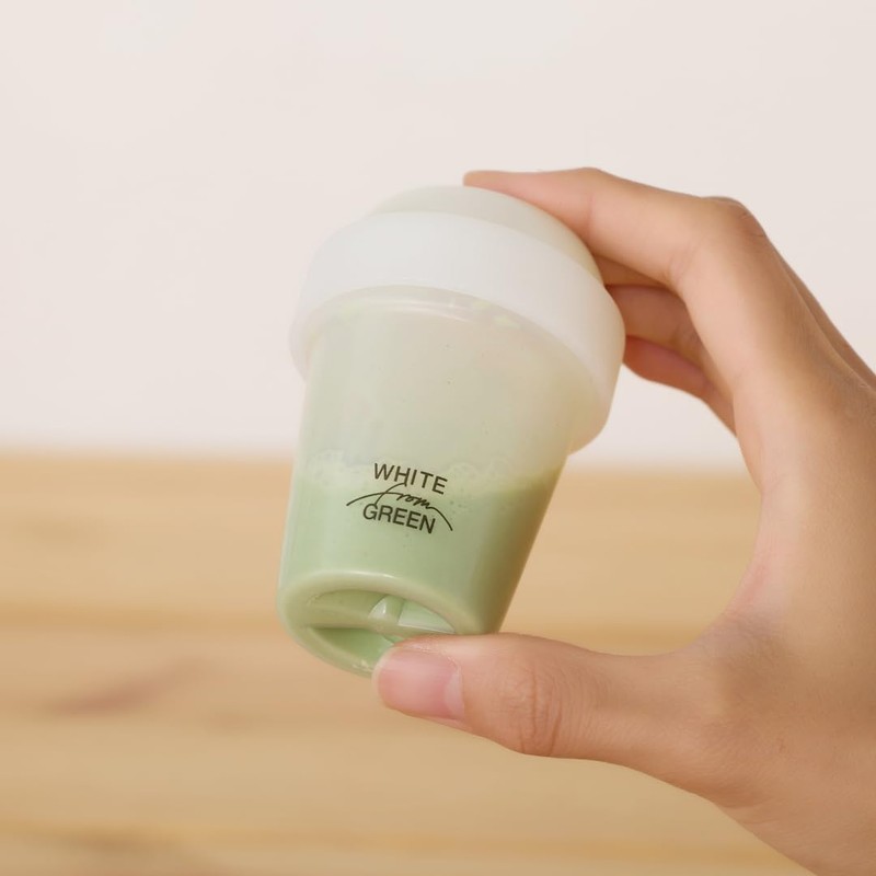 mini shaker white from green