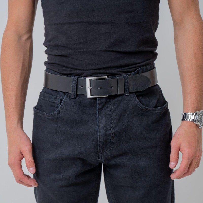 BELTINGER Jeans Belt Made of Full Cowhide Leather 4 cm