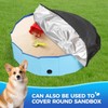 Tufmunb 48inch Foldable Dog Pet Bath Pool Cover, Portable Round