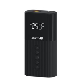 smartLAB pump1 smarter Akku-Luftpumpe elektrisch mit max. 150 PSI | Kompressor für Auto und Fahrrad | Fahrradpumpe für alle Ventile | Schnelles Pumpen für viele Anwendungen durch großen Motor und Akku