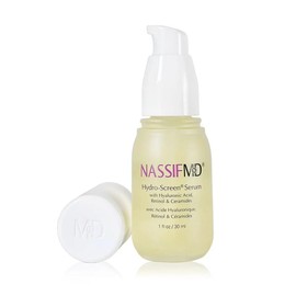 NASSIF MD Suero Hidratante Nassifmd Hydro-Screen Con Ácido Hialurónico Y Ceramidas: Fórmula Ligera de Rápida Absorción para Una Piel Suave, Tersa E Hidratada. Ideal para Pieles Secas O Sensibles.