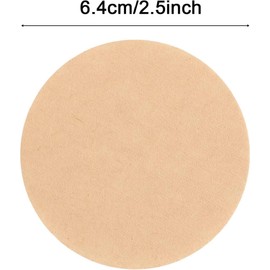 Txibikn 300 PCS Unbleached Paper Coffee Filters - Round Replacement Filters for Aerobie Aeropress Coffee & Espresso Makers - Eco-Friendly Disposable Coffee Filter Packs