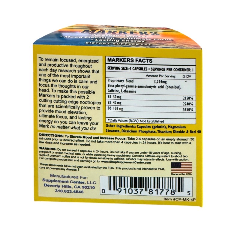 Markers Mood Elevation Ultimate Focus Lasting Energy Full Box 24