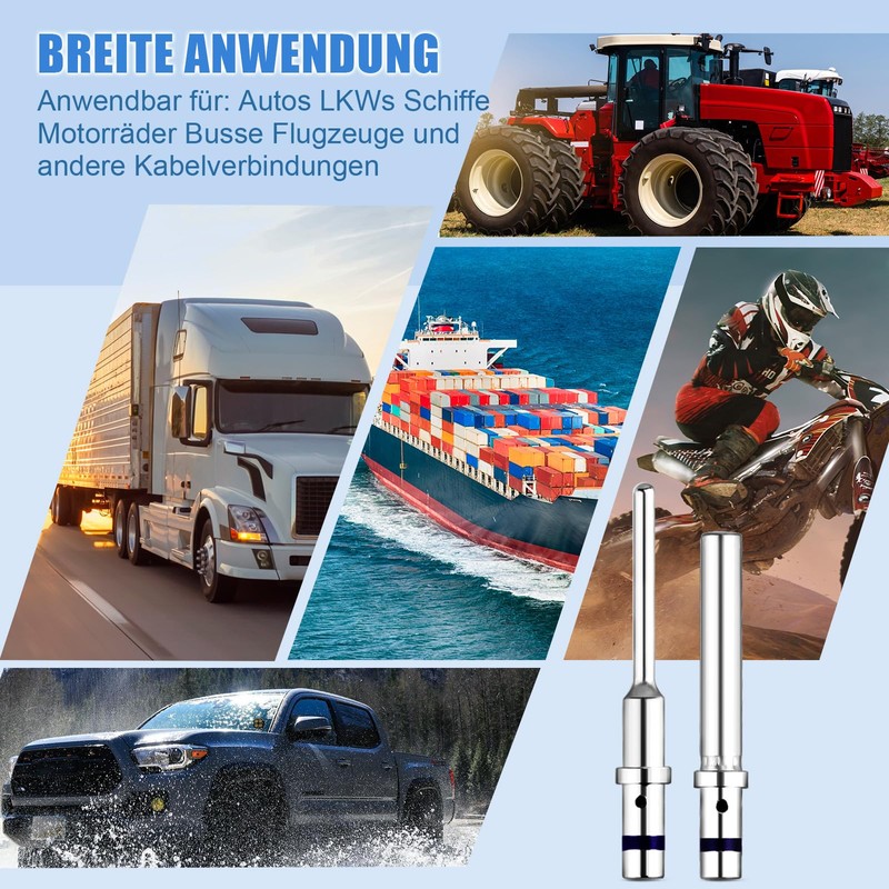 JRready ST6295 50 Pairs Solid 20 Gauge Clamps