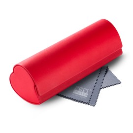 FEFI - Hard Case for Glasses with High Quality Cleaning Cloth