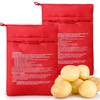 KornaDoz 2 Pack Reusable Microwave Potato Bag, Perfect Baked Potato