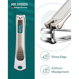 Juego de manicura 8 en 1, kit de pedicura profesional, kit de manicura de acero inoxidable, kit de aseo de viaje portátil, herramientas para el cuidado de las uñas, cortaúñas, herramientas de pedicura con estuche de viaje de cuero (verde)