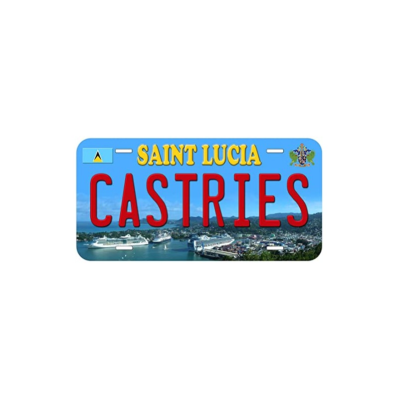 Castries Saint Lucia TAG01 Novelty Car Auto License Plate