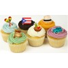 12 Puerto Rico Party Cupcake Toppers Food Picks Party Decorations