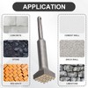 CPROSP SDS-Plus Stocker Hammer 16 Teeth SDS Plus Stock Chisel
